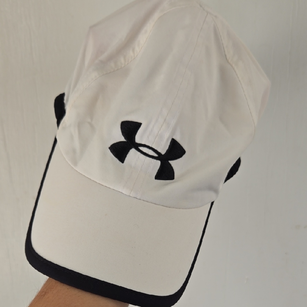 Under Armour Gray and White Cap